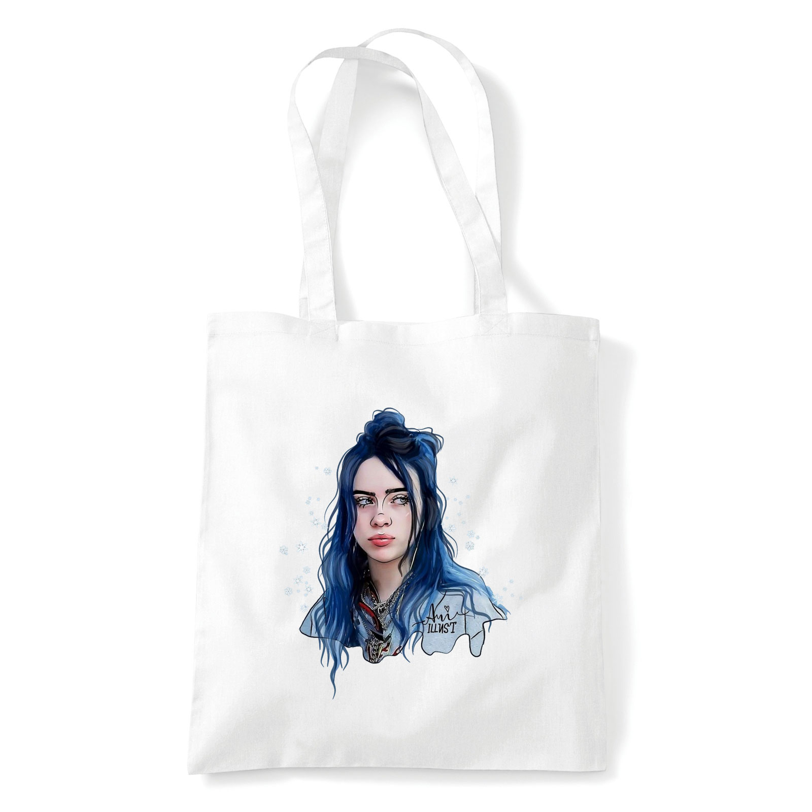 billie eilish Fehér Shopper Vászontáska