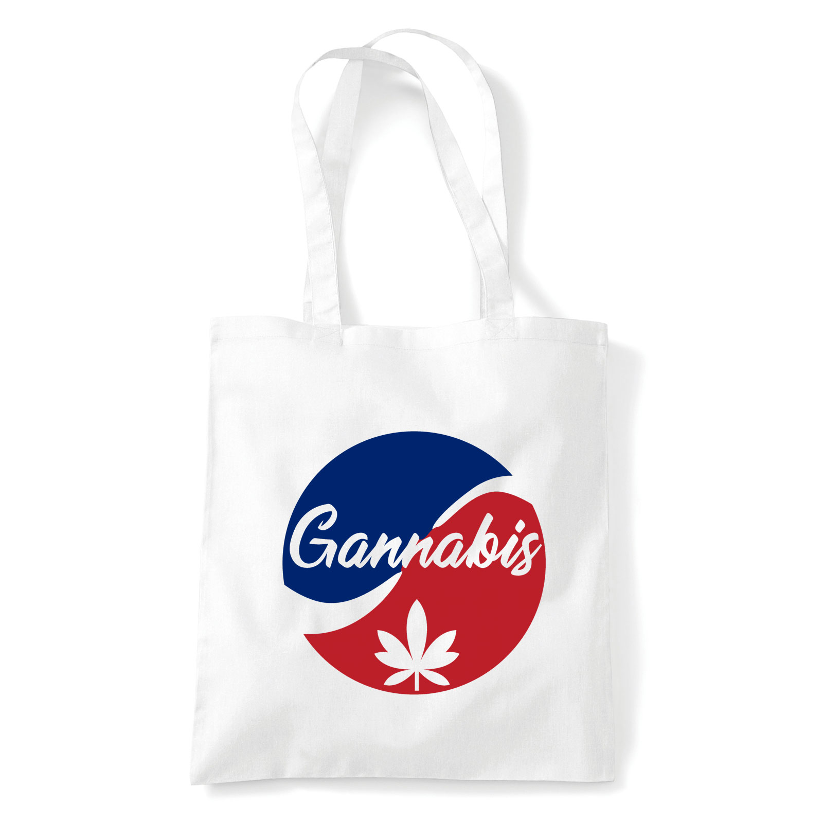 cannabis kanabisz  Fehér Shopper Vászontáska