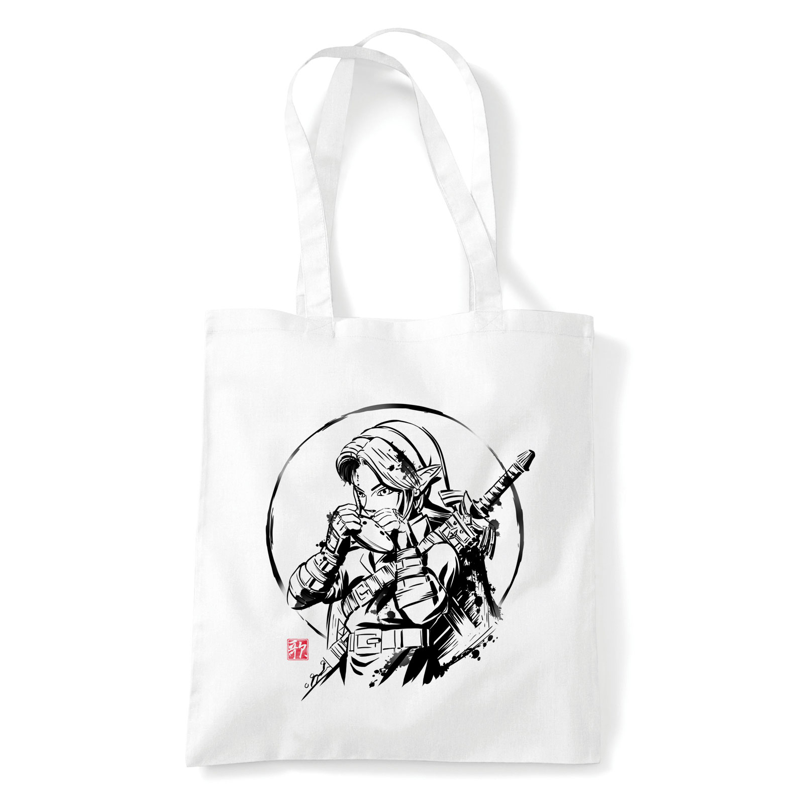 zelda link Fehér Shopper Vászontáska