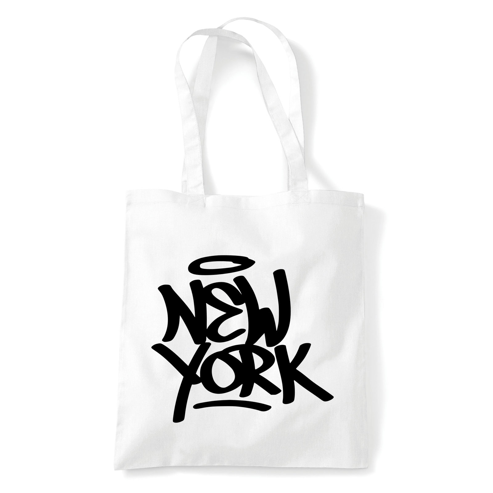 new york Fehér Shopper Vászontáska