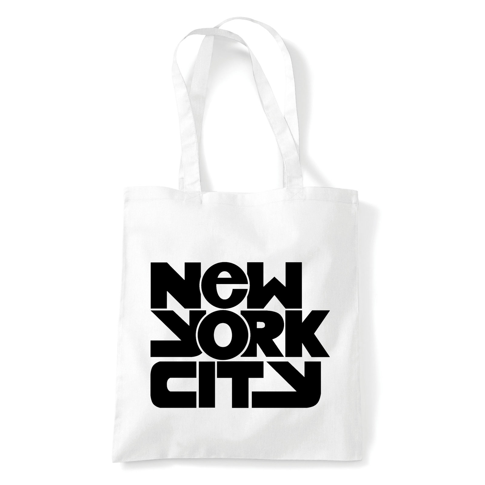 new york city Fehér Shopper Vászontáska