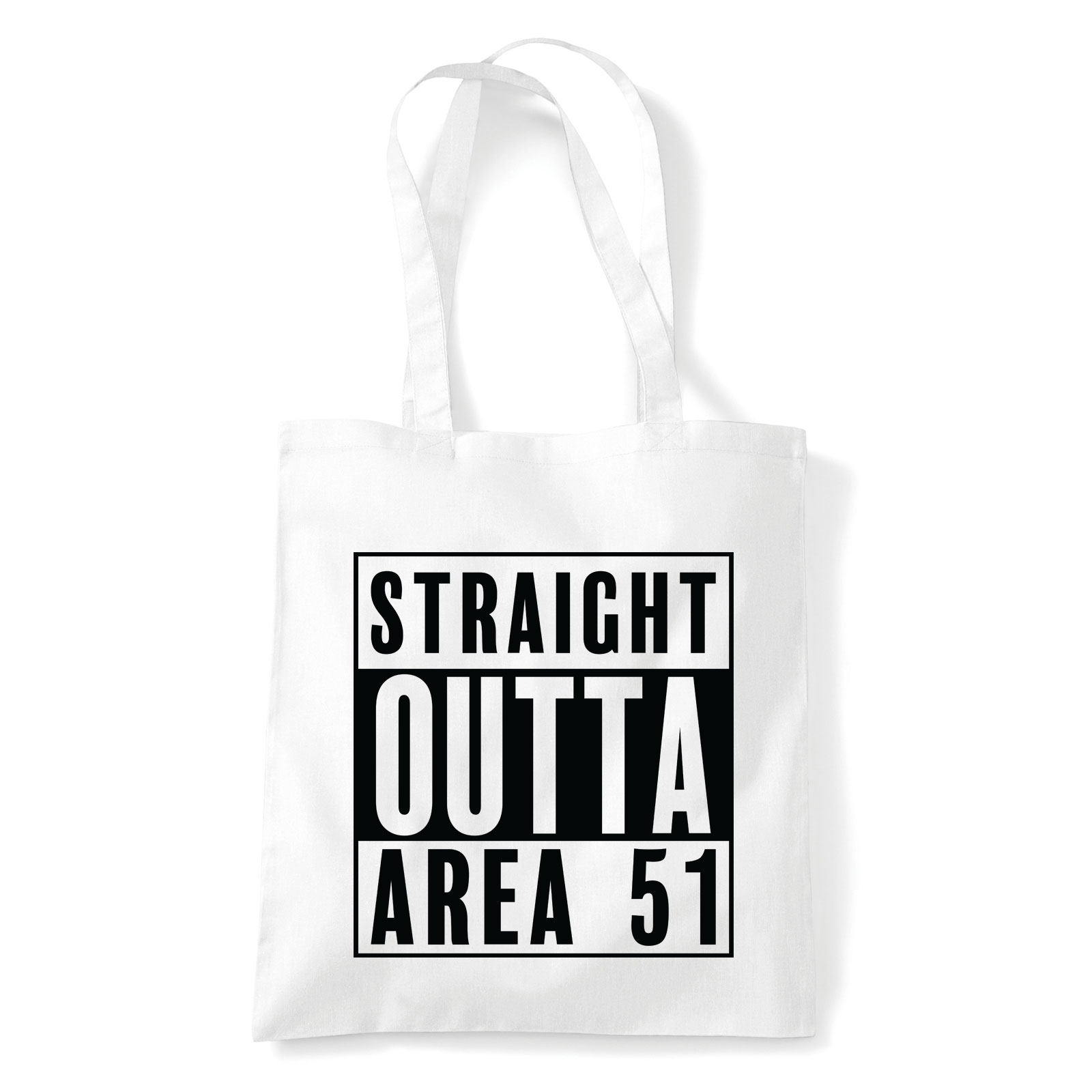 ufo 51 es körzet area 51 Fehér Shopper Vászontáska