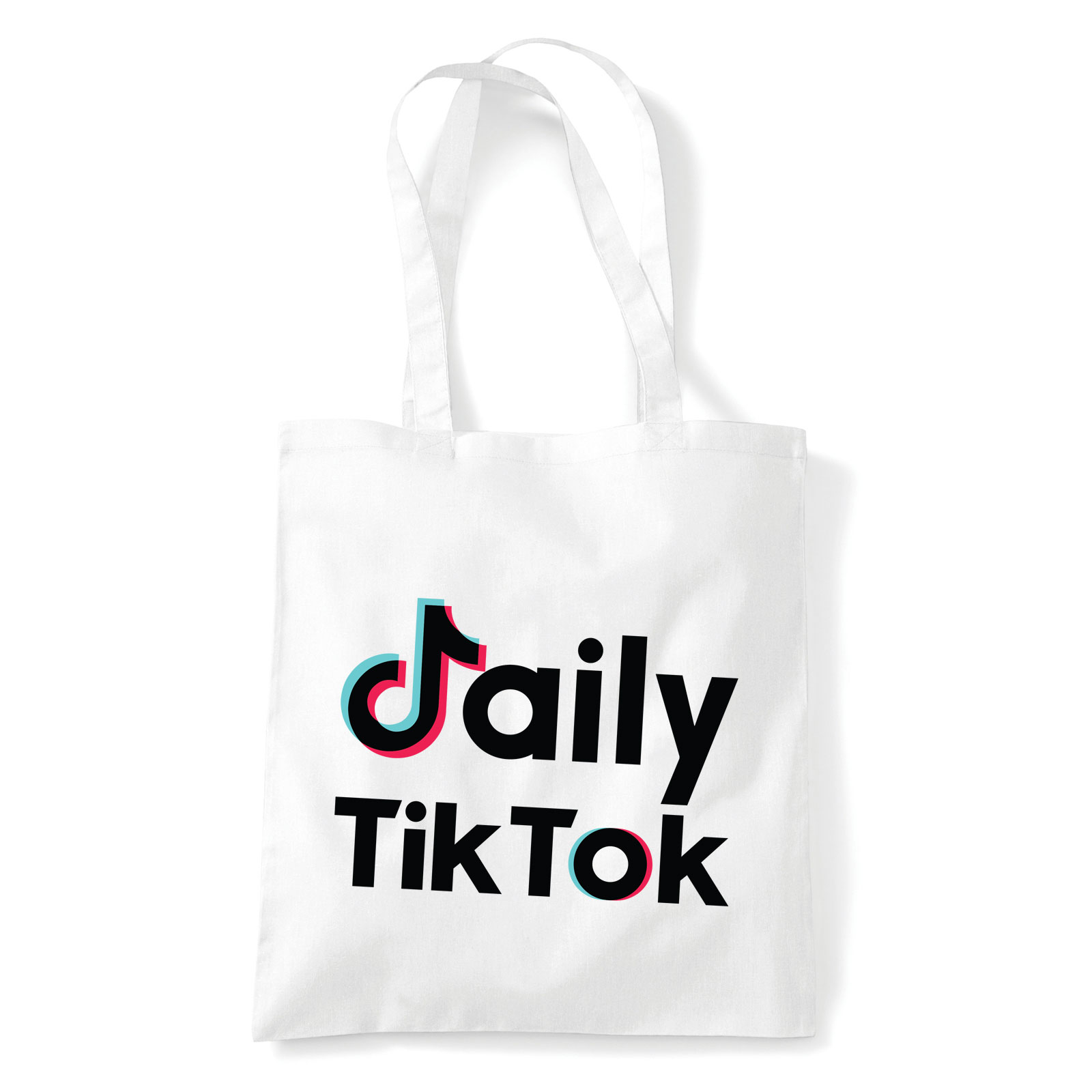 tik tok Fehér Shopper Vászontáska