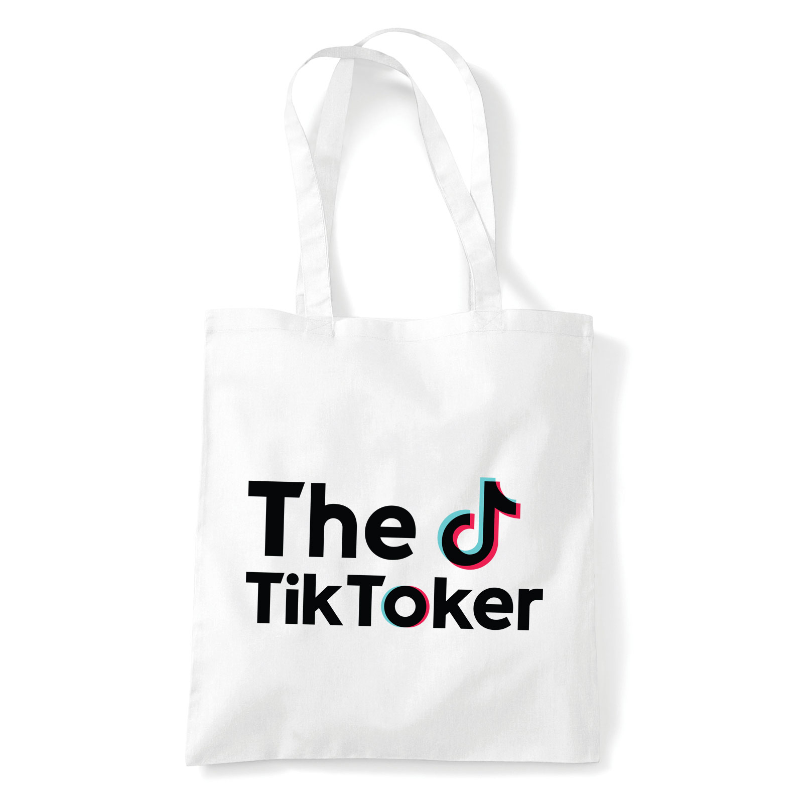 tik tok Fehér Shopper Vászontáska