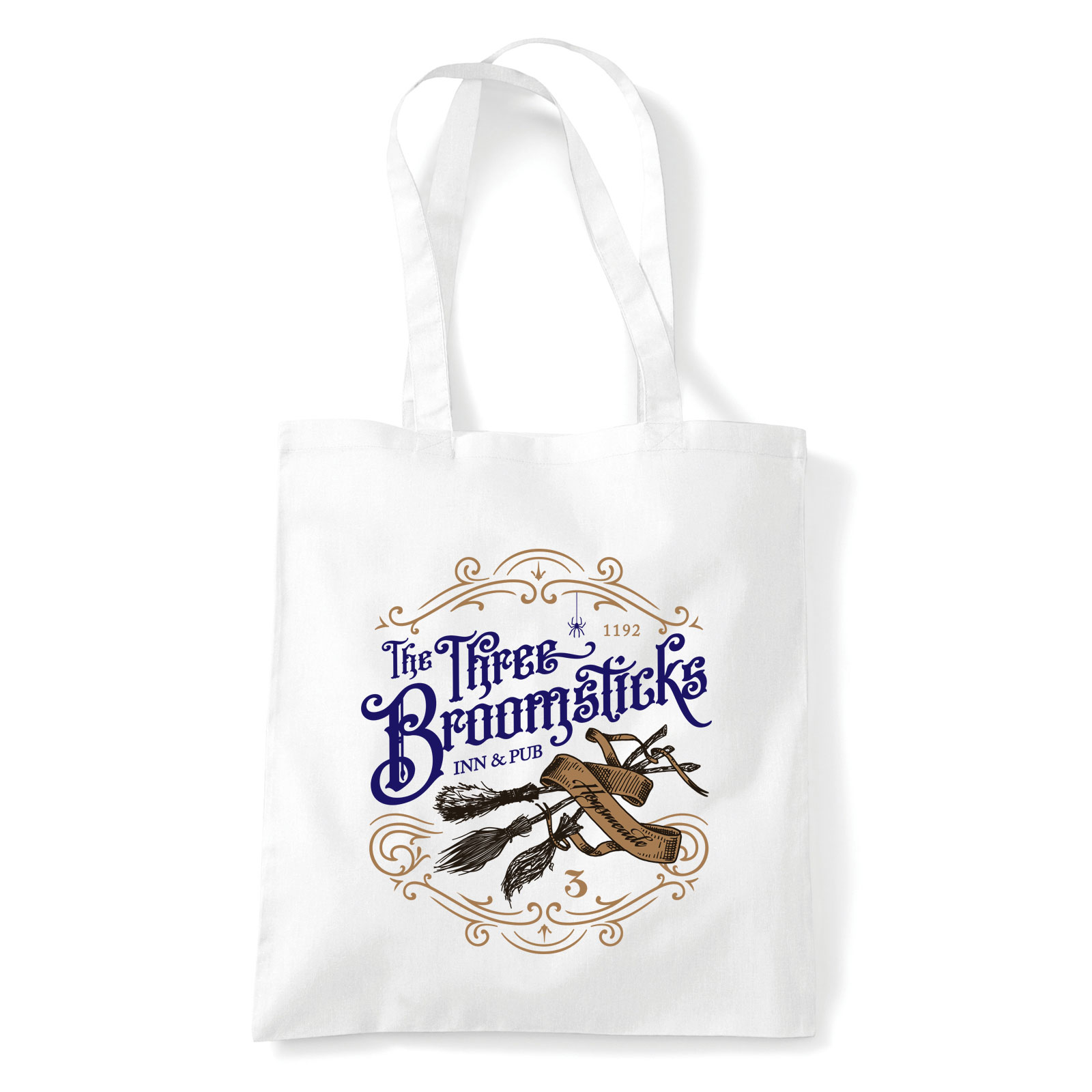 harry potter három seprű Fehér Shopper Vászontáska