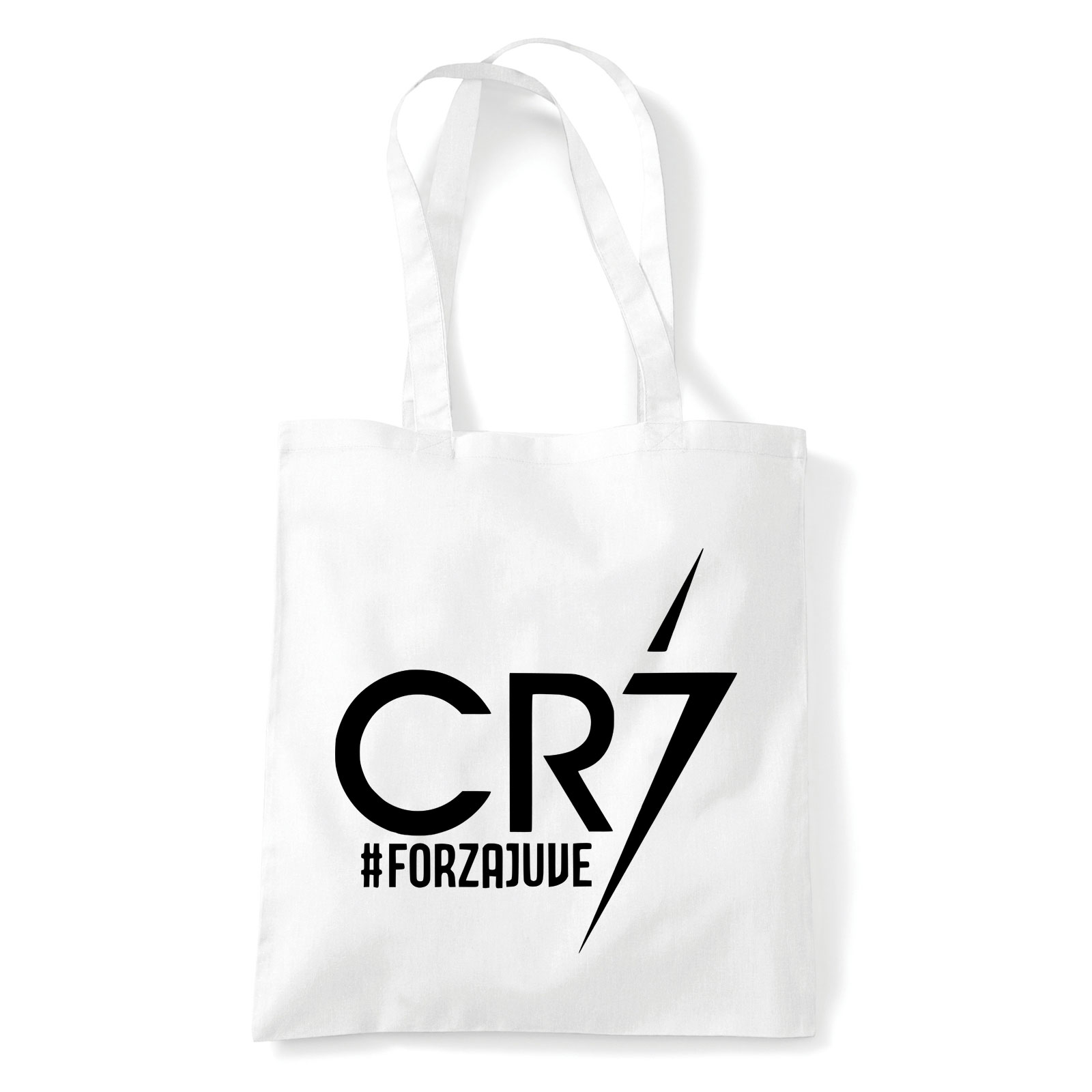 cristiano ronaldo forzajuve cr7 Fehér Shopper Vászontáska