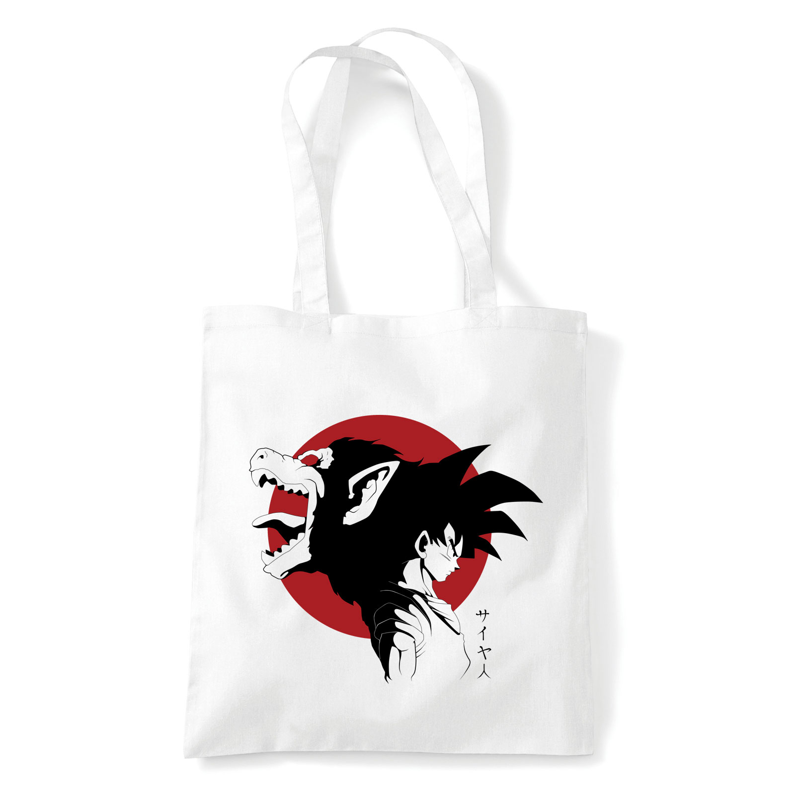 dragon ball son goku Fehér Shopper Vászontáska