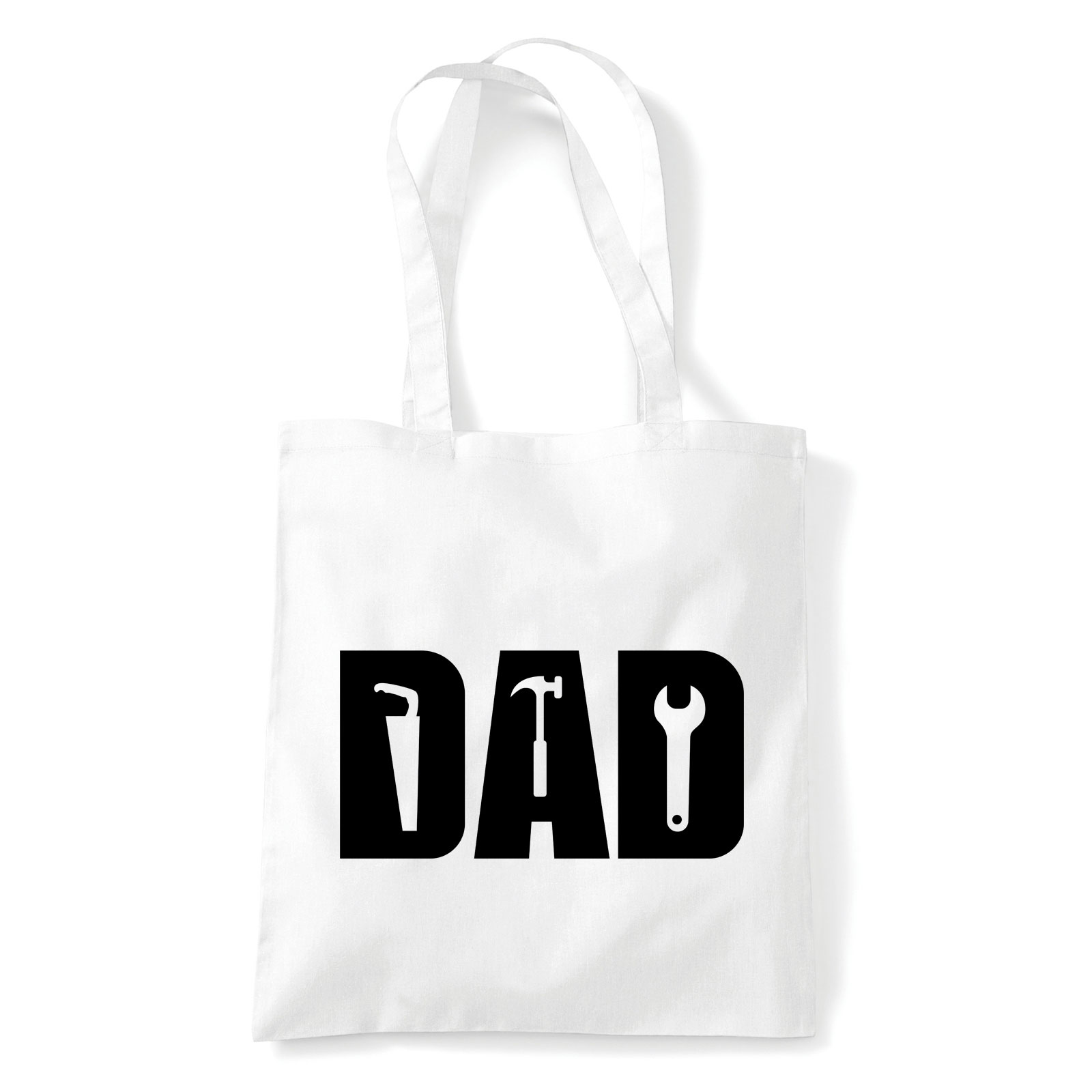 apa apáknak apák napja dad Fehér Shopper Vászontáska