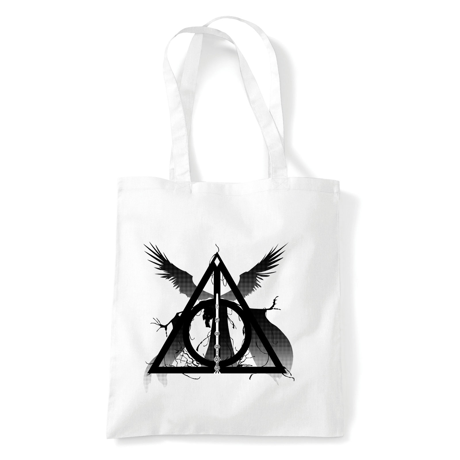 harry potter halál ereklyéi Fehér Shopper Vászontáska