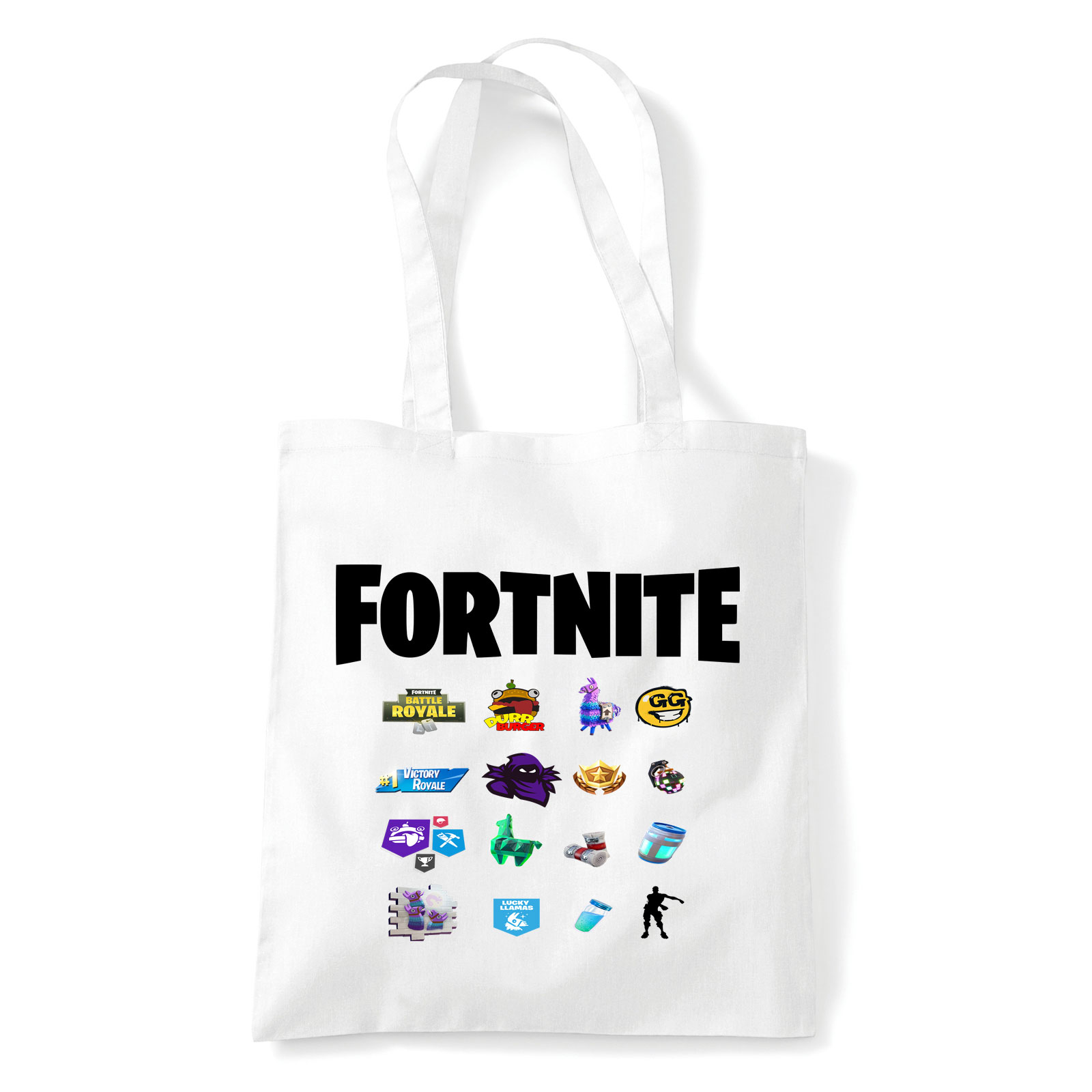 fortnite loot láma Fehér Shopper Vászontáska