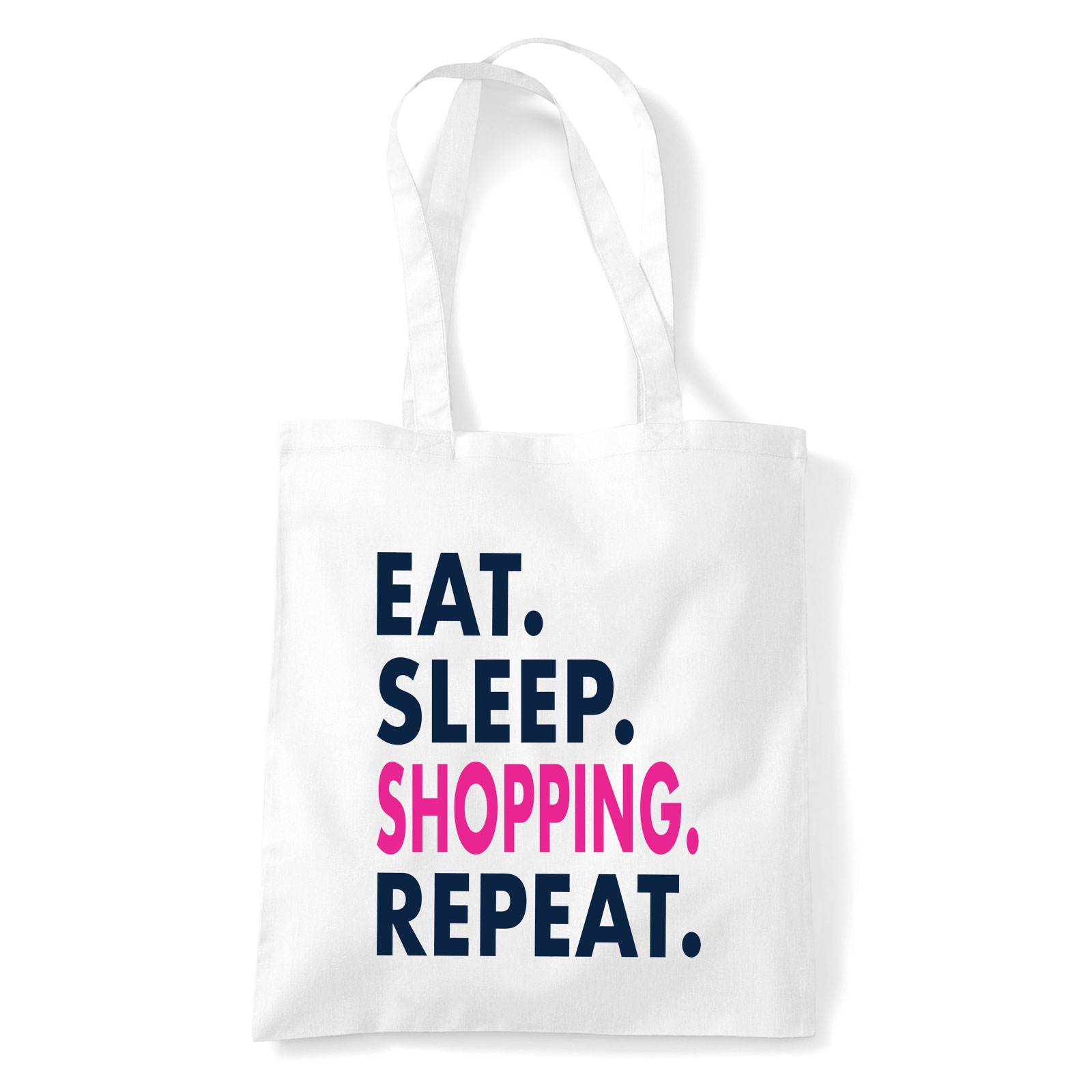 shopping shoppingolás Fehér Shopper Vászontáska