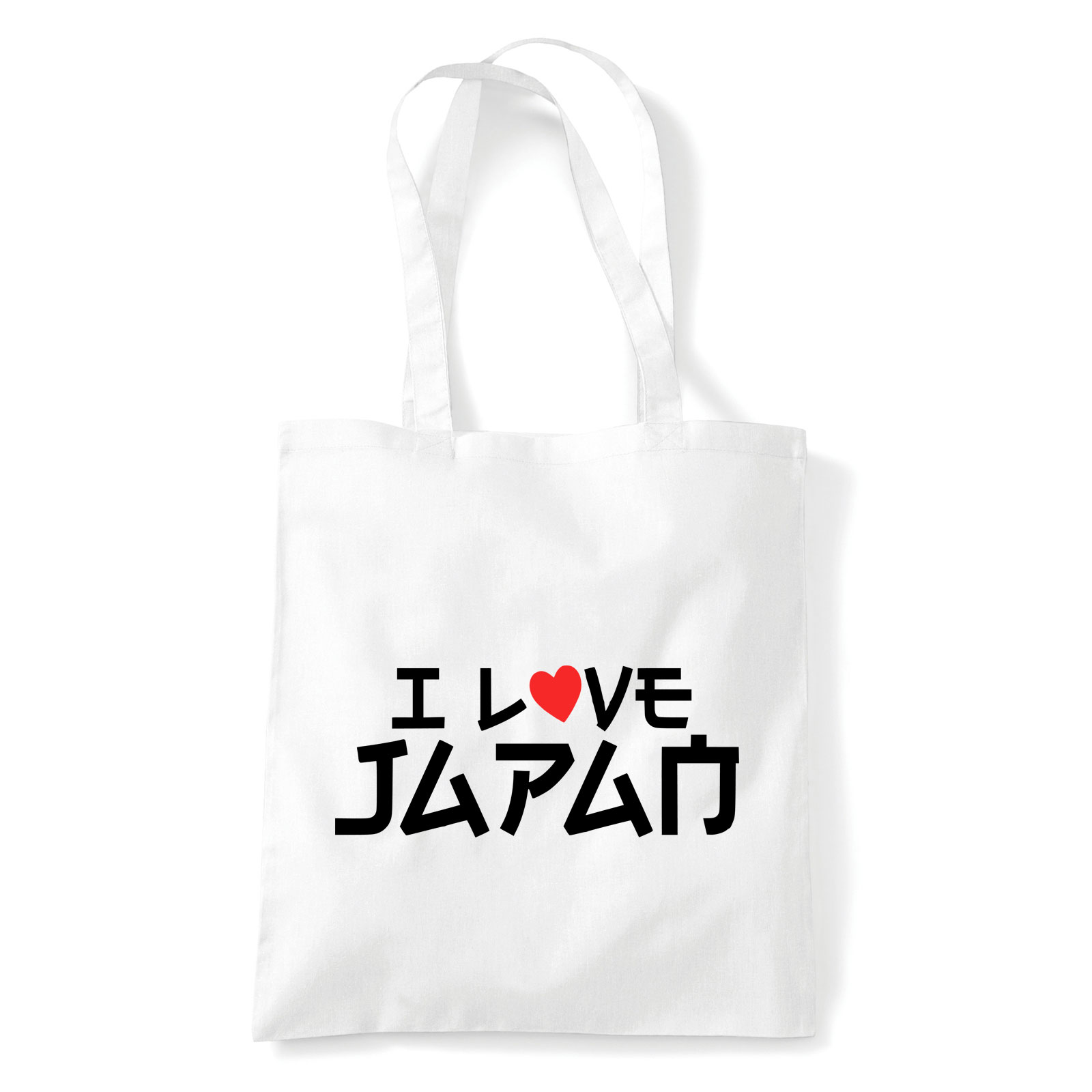 i love japán japan Fehér Shopper Vászontáska