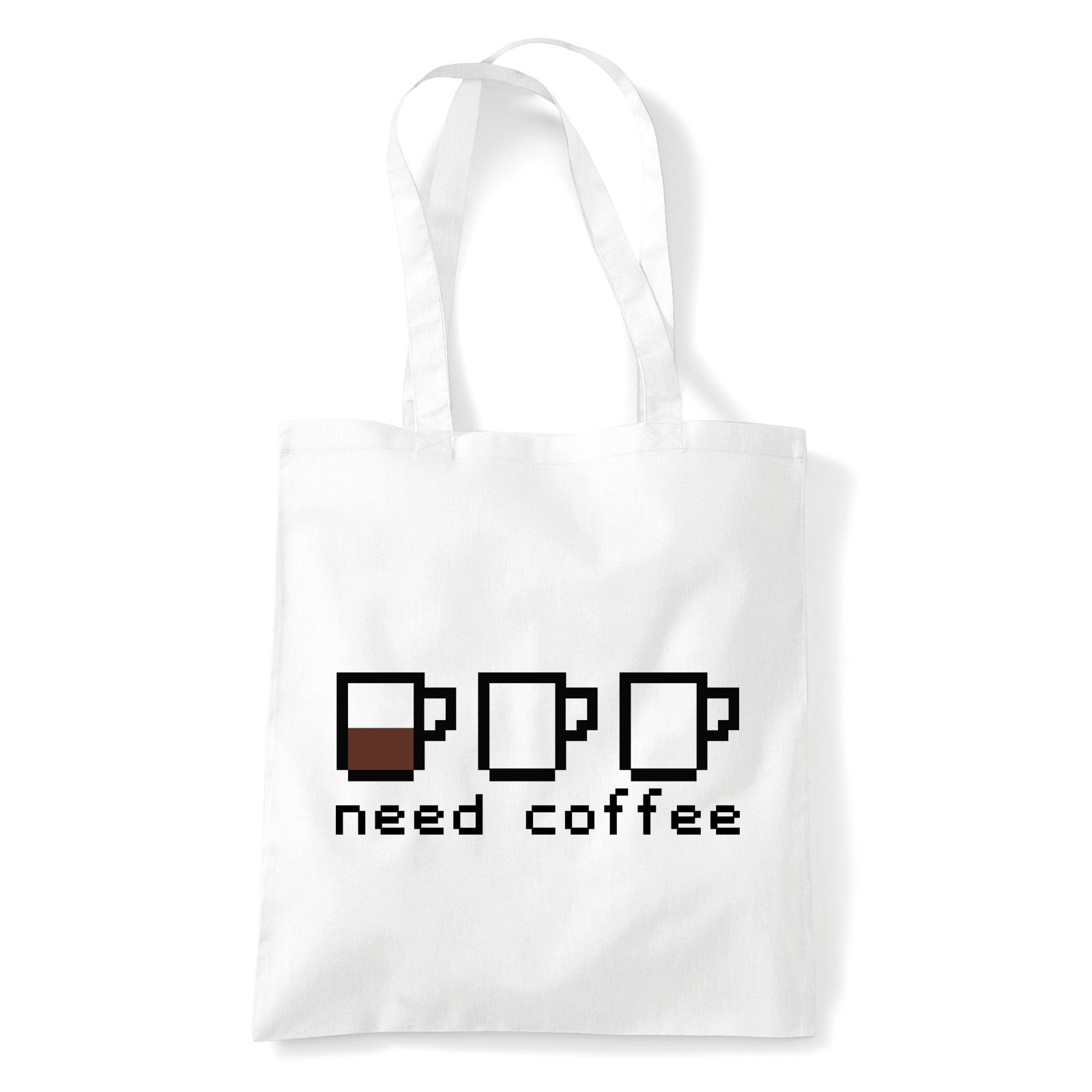 kávé coffee Fehér Shopper Vászontáska