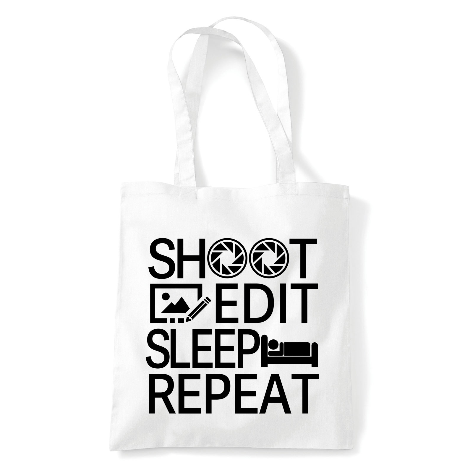 fotós fotózás fényképész fényképező Fehér Shopper Vászontáska