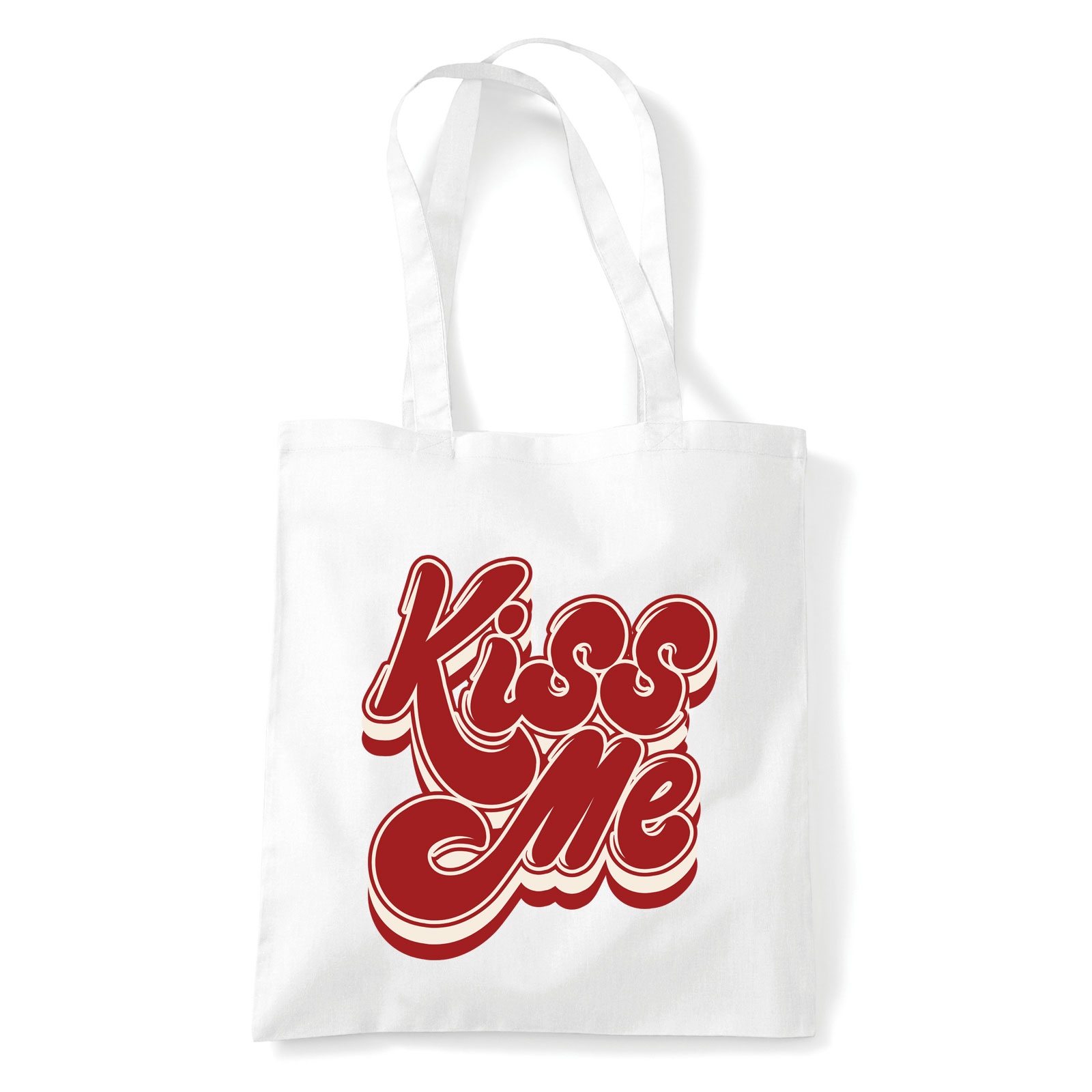 kiss me Fehér Shopper Vászontáska