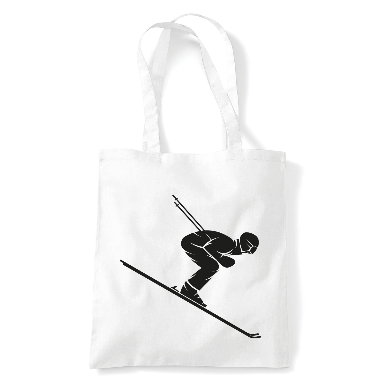 síelés Fehér Shopper Vászontáska