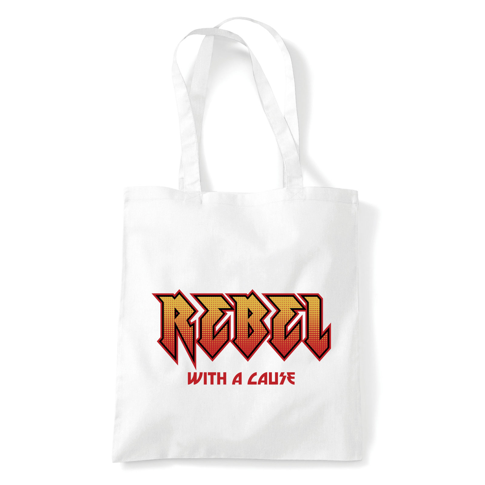 rebel with cause Fehér Shopper Vászontáska