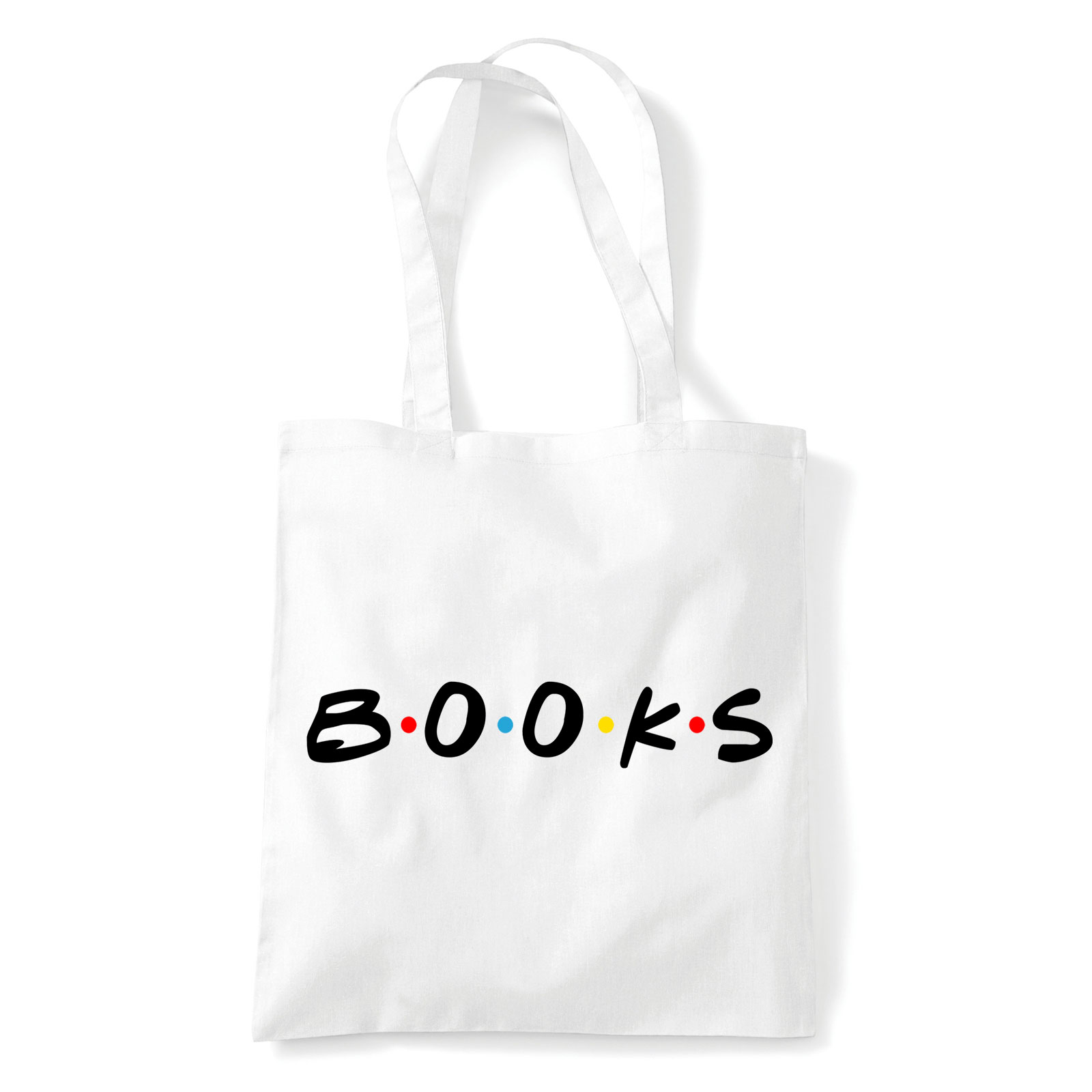 olvasás könyvek books Fehér Shopper Vászontáska