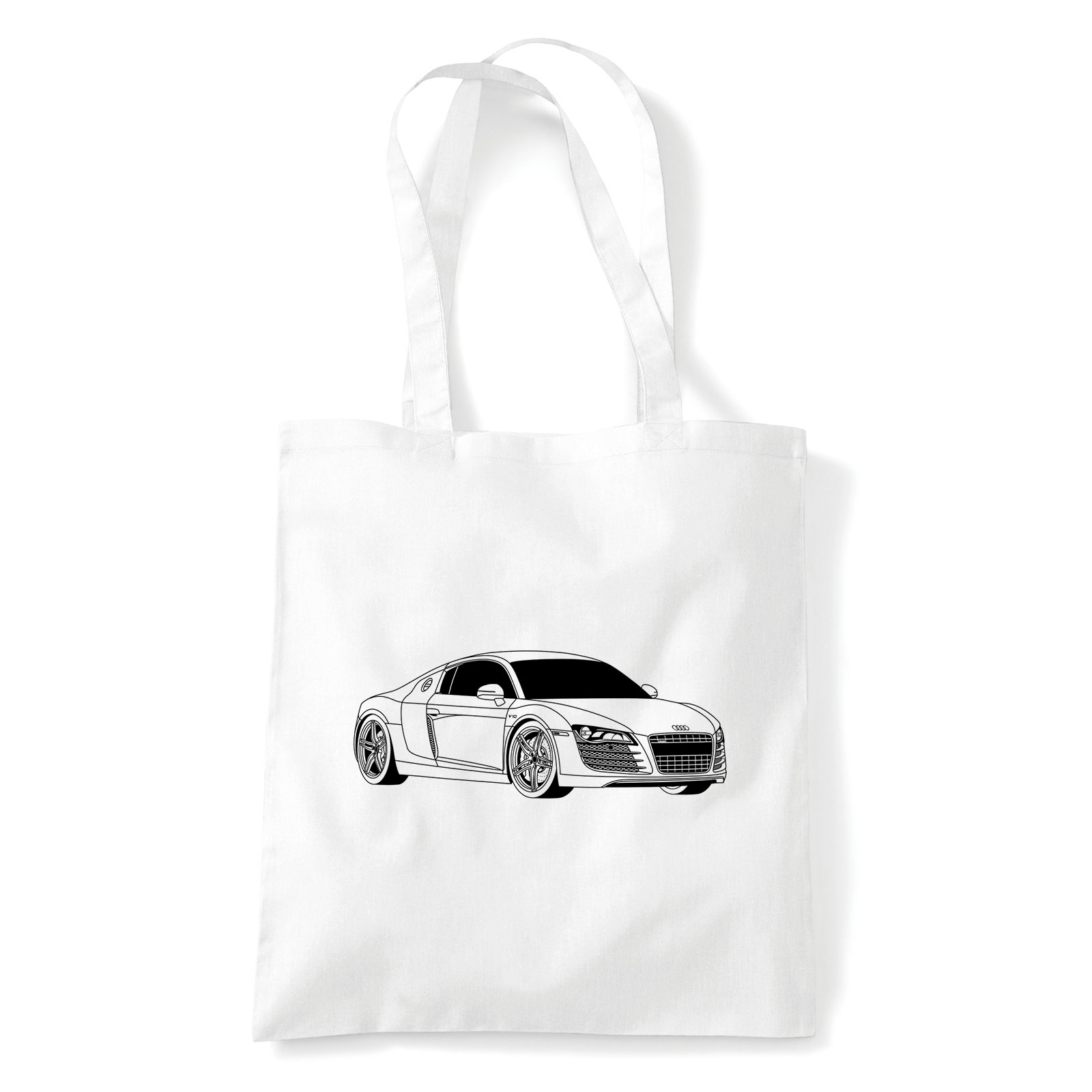 Audi Fehér Shopper Vászontáska