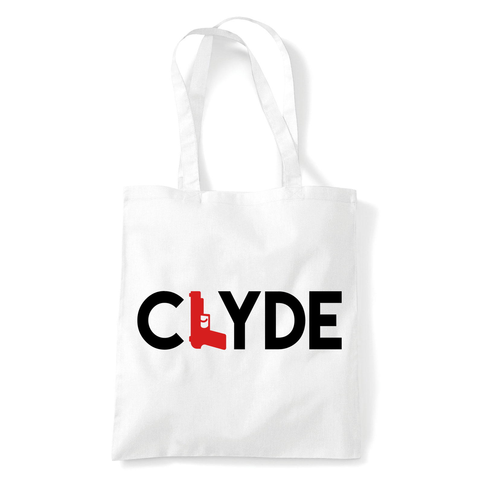 Bonnie és Clyde Fehér Shopper Vászontáska