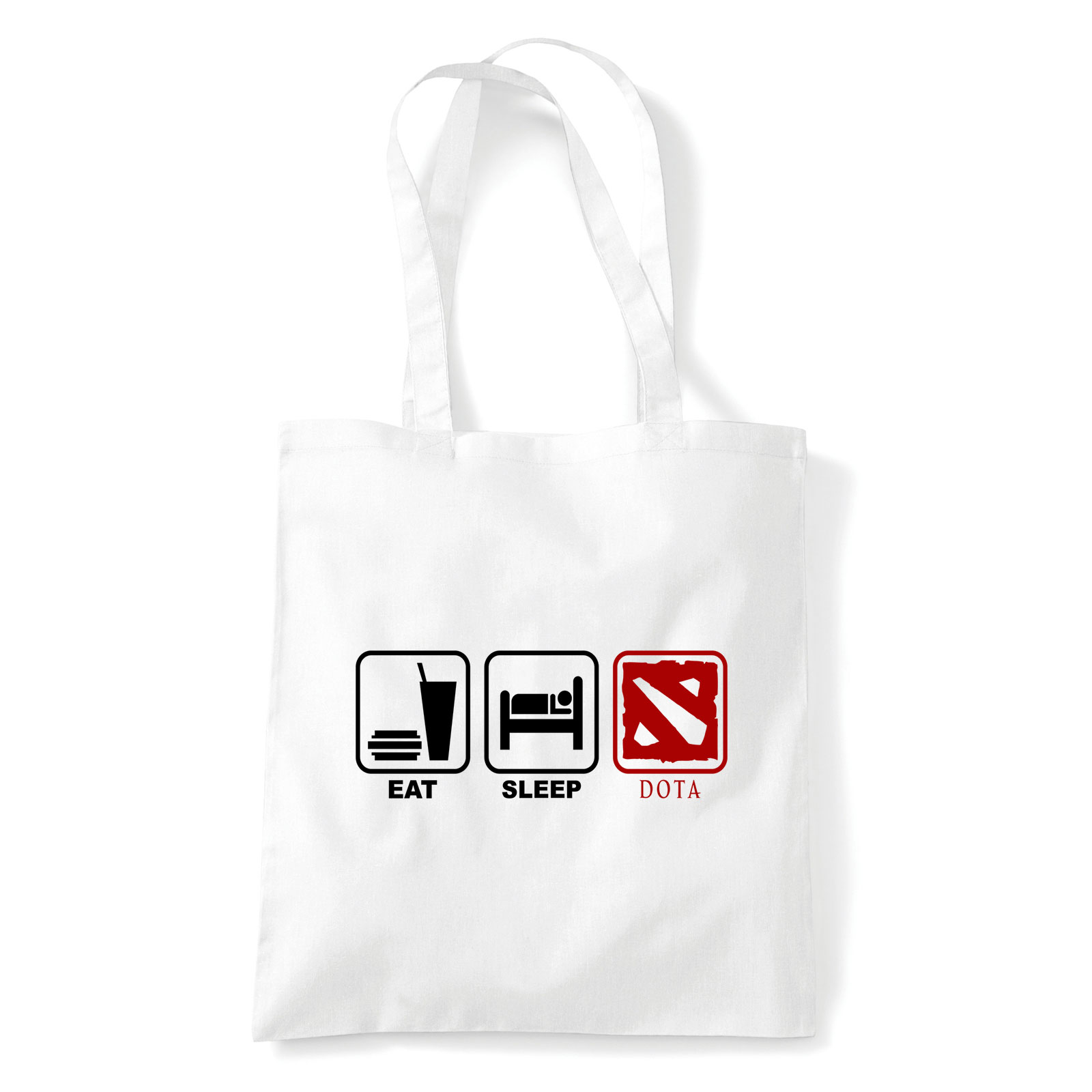 dota 2 Fehér Shopper Vászontáska