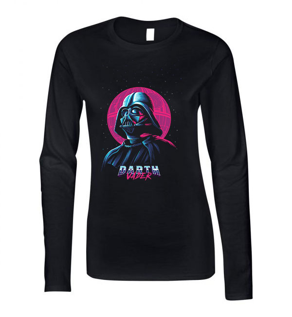 Darth Vader Star Wars Fekete Női Hosszú Ujjú Póló