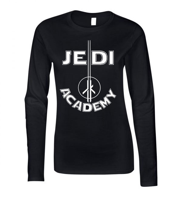 star wars jedi Fekete Női Hosszú Ujjú Póló