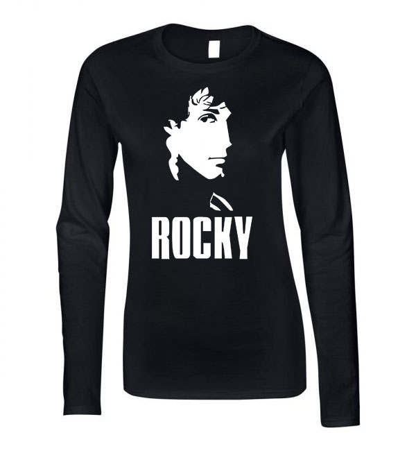 rocky Fekete Női Hosszú Ujjú Póló