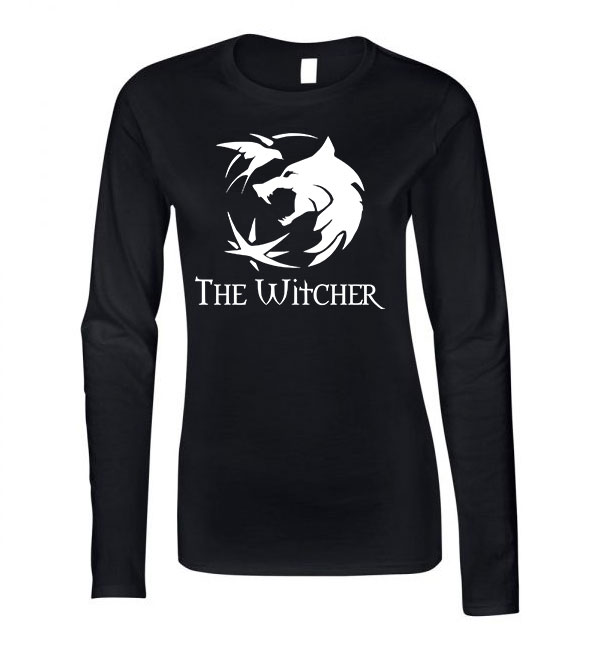 The Witcher A Vaják Fekete Női Hosszú Ujjú Póló