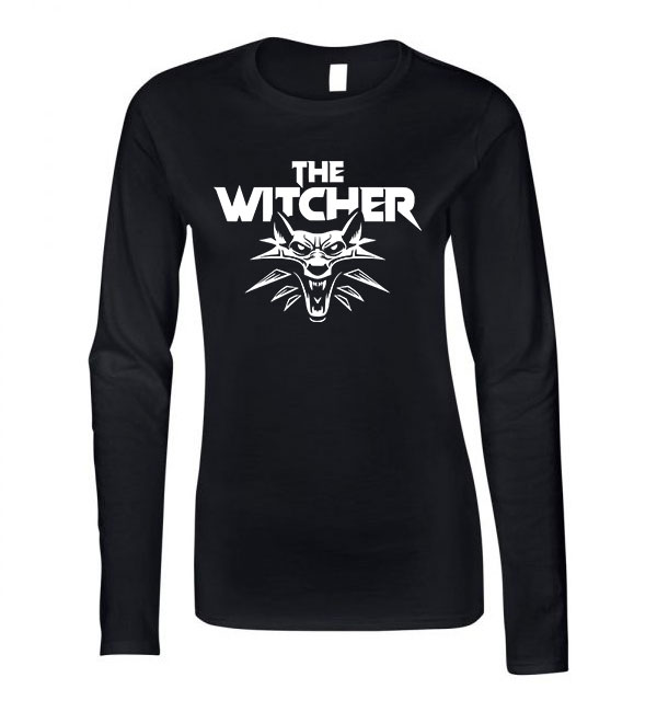 The Witcher A Vaják Fekete Női Hosszú Ujjú Póló