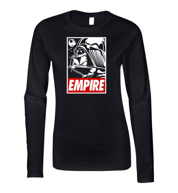 Star Wars Darth Vader Fekete Női Hosszú Ujjú Póló