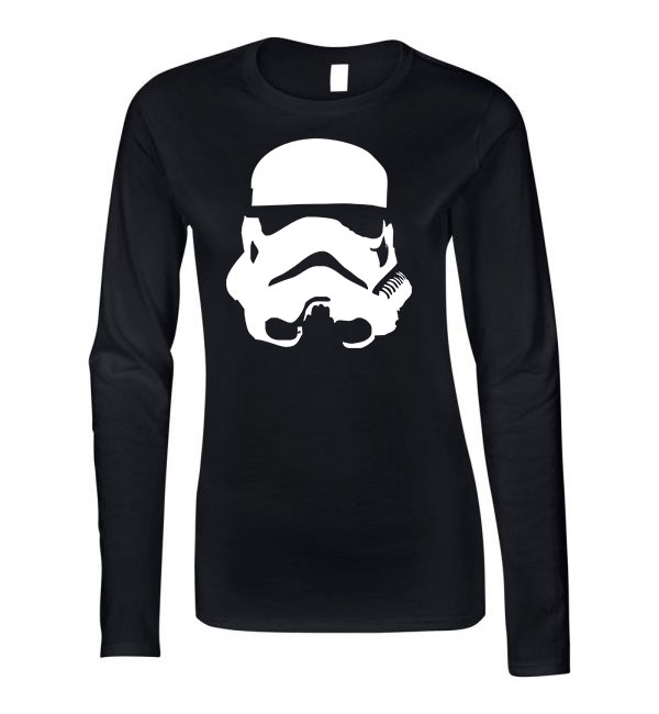 storm trooper star wars Fekete Női Hosszú Ujjú Póló
