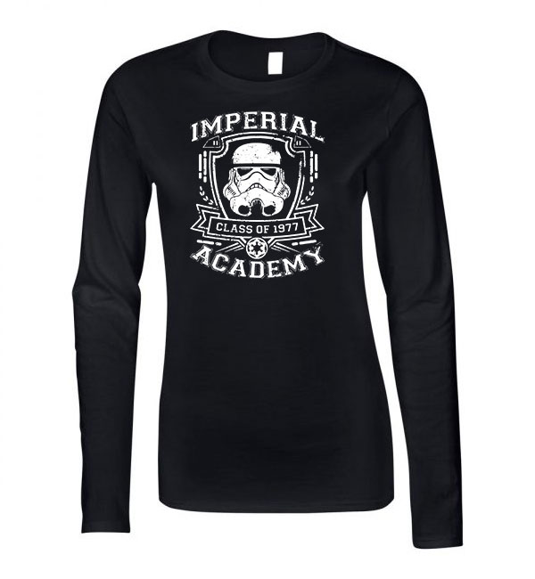 star wars storm trooper Fekete Női Hosszú Ujjú Póló