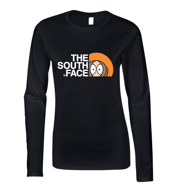 the south face south park kenny Fekete Női Hosszú Ujjú Póló