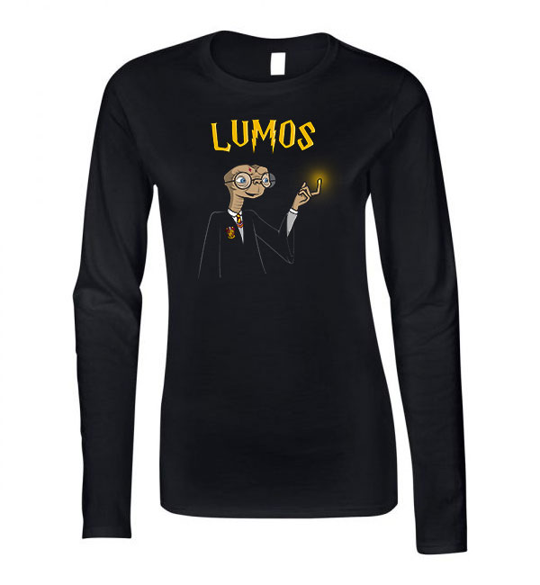 Lumos ET Fekete Női Hosszú Ujjú Póló