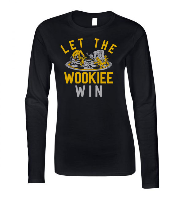 star wars wookie choowie chewbacca Fekete Női Hosszú Ujjú Póló