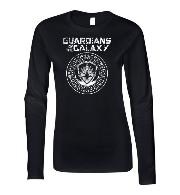 guardians of the galaxy a galaxis őrzői Fekete Női Hosszú Ujjú Póló