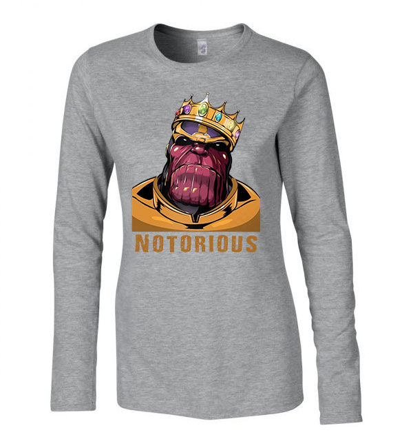 thanos Sportszürke Női Hosszú Ujjú Póló