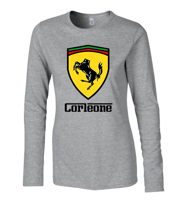 a keresztapa the godfather Sportszürke Női Hosszú Ujjú Póló
