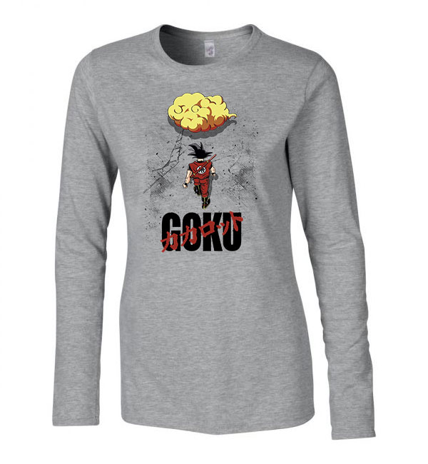 dragon ball son goku Sportszürke Női Hosszú Ujjú Póló