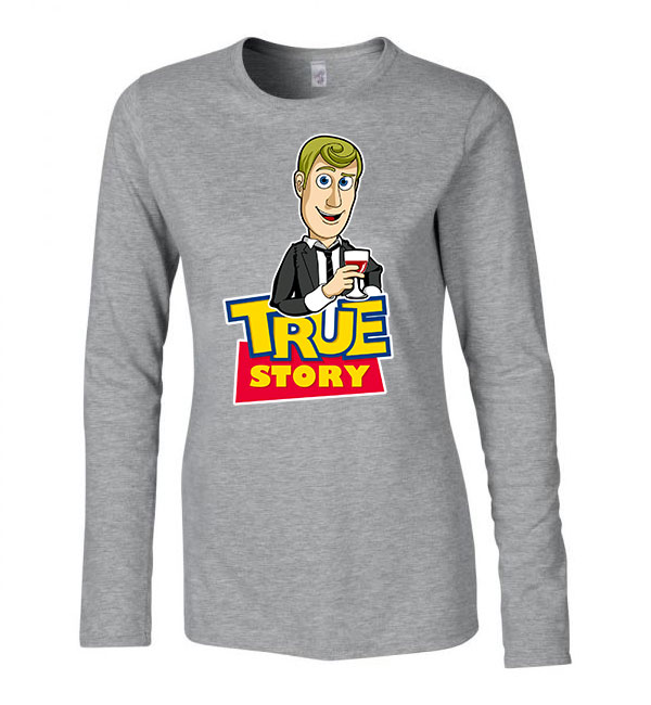 barney stinson humor true story Sportszürke Női Hosszú Ujjú Póló