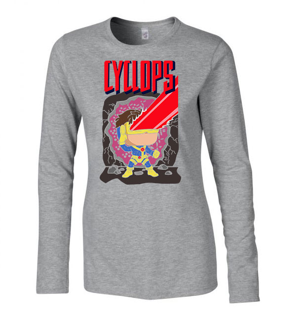 x-men cyclops Sportszürke Női Hosszú Ujjú Póló