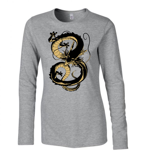 dragon ball shenlong shenron Sportszürke Női Hosszú Ujjú Póló