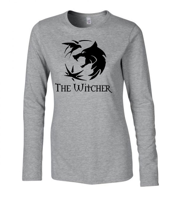 A Vaják The Witcher Sportszürke Női Hosszú Ujjú Póló