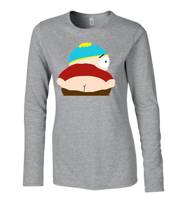 south park eric cartman segg Sportszürke Női Hosszú Ujjú Póló