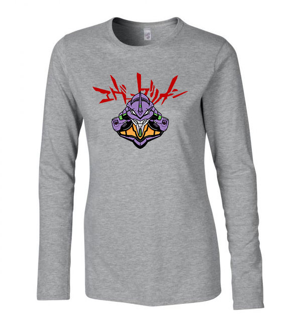 evangelion eva unit Sportszürke Női Hosszú Ujjú Póló