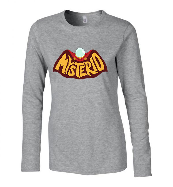 mysterio pókember Sportszürke Női Hosszú Ujjú Póló