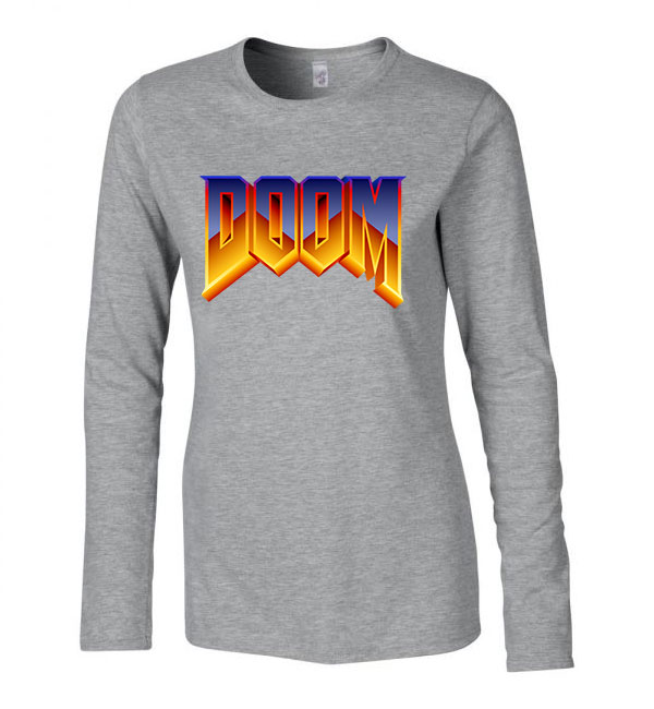 doomn Sportszürke Női Hosszú Ujjú Póló