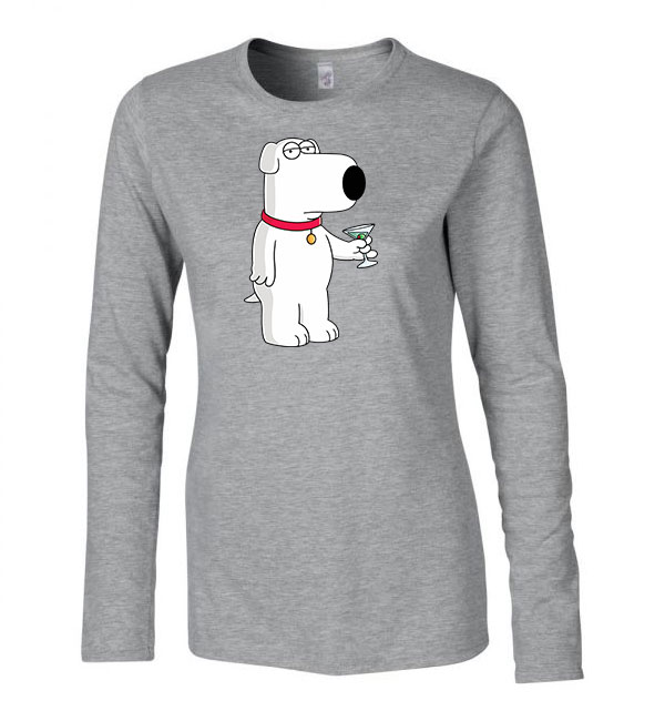 brian family guy Sportszürke Női Hosszú Ujjú Póló