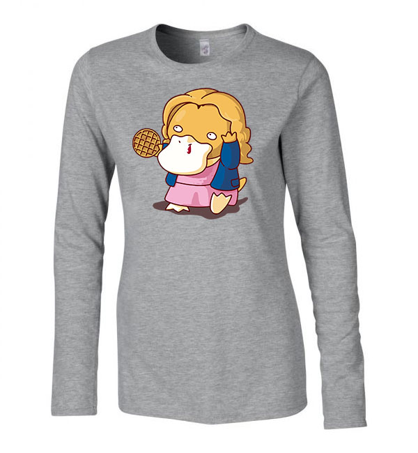 psyduck eleven Sportszürke Női Hosszú Ujjú Póló